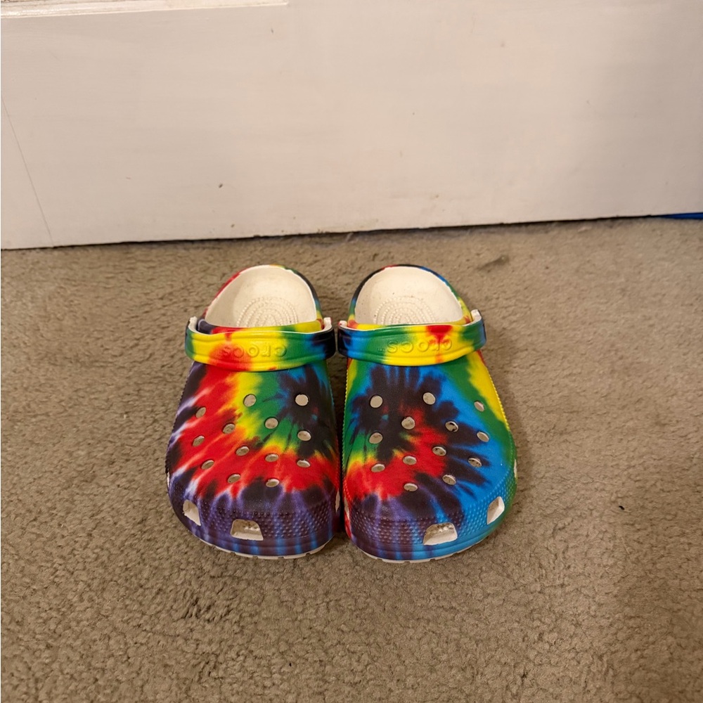 Tie Dye Crocs